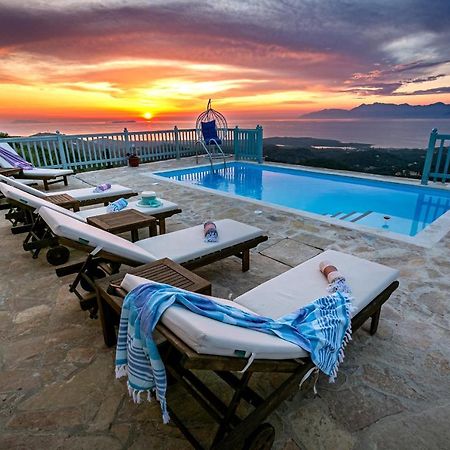 Villa Orizontas Corfu, Private Villa With Breathtaking Views Loutses 外观 照片